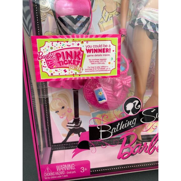 Bathing Suit Barbie Then and Now Doll 2008 Mattel P8038 Target Exclusive - Picture 5 of 12
